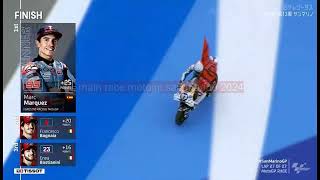 Race Motogp San Marino 2024 results highlights Marc Marquez back on top level sanmarinogp [upl. by Georgetta]