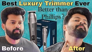 Saloon style premium Trimmer 🔥  Must buy 😍  Agaro Royal Multi grooming  Shadhik azeez [upl. by Ylerebmik]