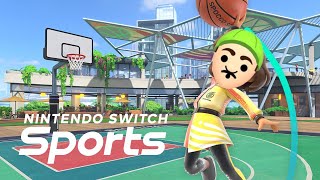 IM HOOPING nintendo switch sports basketball update [upl. by Oicatsana]