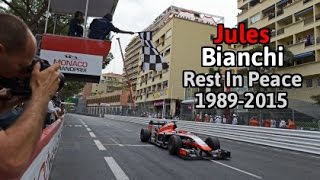 Jules Bianchi Monaco Tribute Lap Henry Surtees Foundation Awareness [upl. by Deni]