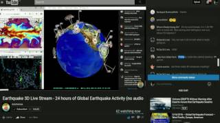 dutchsinse Live Stream 24 hours of 3D Global Earthquake Activity [upl. by Friedland]