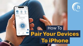 How to connect hearcom hearing aids to iPhone  hearcom [upl. by Sualkin]