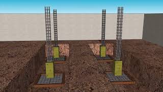 cómo construir una cimentación para casa habitación de dos pisos [upl. by Nivi353]