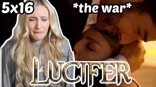 LUCIFER 5x16 ReactionCommentary The War [upl. by Earehc]