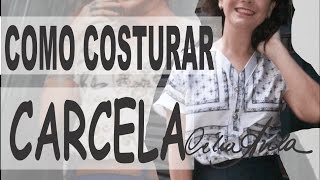 COMO COSTURAR CARCELA COM CÉLIA ÁVILA [upl. by Latrina221]