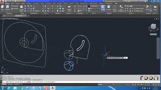 Exhaust Fan in AutoCAD [upl. by Naharba]