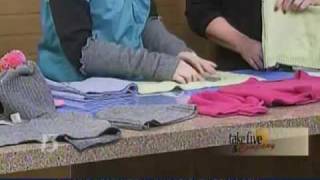 CraftSanity on TV Creative uses for old wool sweaters [upl. by Adnilre480]