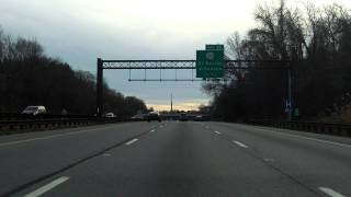 MidCounty Expressway Interstate 476 Exits 20 to 9 southbound [upl. by Tatianas]