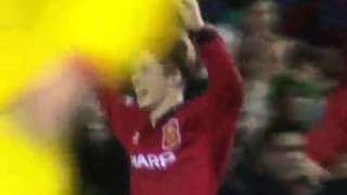 David Beckham first goal for Manchester United [upl. by Royo94]