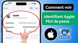 Comment voir le mot de passe de votre identifiant Apple sur iPhone mis à jour [upl. by Ainatit]