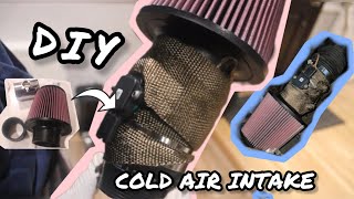 DIY COLD AIR INTAKE E90 BMW [upl. by Attezi96]