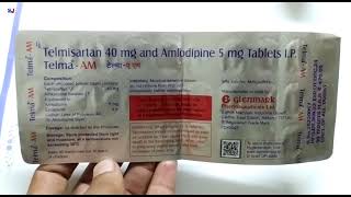 Telma Am Tablet  Telmisartan 40 mg amp Amlodipine 5 mg Tablet  Telma Am 40 mg Tablet Uses Hindi [upl. by Lolly]