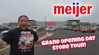 Meijer  Warren OH Grand Opening Day Store Tour [upl. by Eikcin]