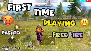 First Time Playing Free Fire in pashto [upl. by Anitsyrc]