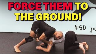 My Favorite Way to Force a Front Head Lock in Jiu Jitsu [upl. by Fannie]