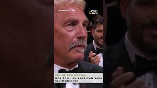 Kevin Costner ému aux larmes lors de la standing ovation dHorizon  une saga américaine cannes2024 [upl. by Ahiel]