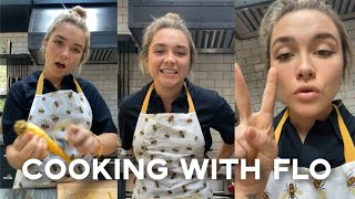 Florence Pugh  Cooking With Flo ratatouille [upl. by Bolton]