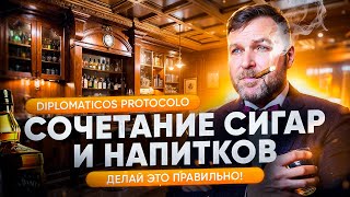 СОЧЕТАНИЕ СИГАР И НАПИТКОВ  Как правильно сочетать сигары с алкоголем  Diplomaticos Protocolo [upl. by Blanca]