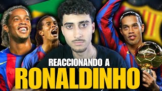 REACCIONANDO a RONALDINHO PRIME  SKILLS GOLES Y JUGADAS [upl. by Havard817]