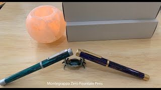 Montegrappa Zero Fountain Pens  Pen Venture Exclusive amp Cityscape [upl. by Nadiya207]