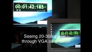 Input Lag Test Vizio VL420M [upl. by Coco725]