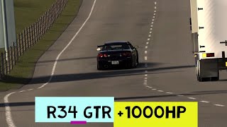 Assetto Corsa r34 gtr 1000hp  rb28 sound mod [upl. by Ayatnwahs618]