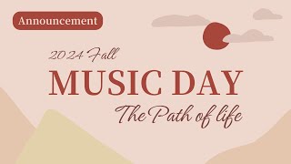 Music Day 2024 Announcement [upl. by Eciuqram]