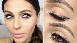 Bronze Winged Eyeliner Tutorial  Eye Makeup Tutorial  Teni Panosian [upl. by Theodor]