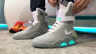 We weartest the selflacing Nike MAG Its awesome [upl. by Okime]