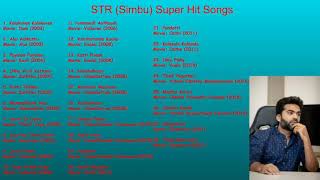 STR Simbu Tamil Hits  STR Songs  Tamil Hit Songs  Tamil Songs [upl. by Idzik]