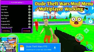 Update Dude Theft Wars Mod Menu 0909c9 Latest Version 2024  Download Link amp Multiplayer hack [upl. by Bamford]