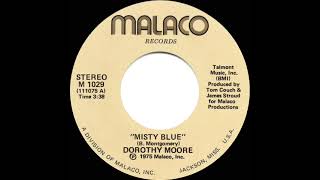 1976 HITS ARCHIVE Misty Blue  Dorothy Moore stereo 45 [upl. by Lumbard]