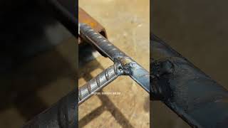 the secret to welding strong steel reinforcement  rebar welding tricks howtowelding stickwelding [upl. by Latreese740]