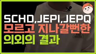 SCHD JEPI JEPQ에 1억투자시 받는 금액은 [upl. by Jelsma257]