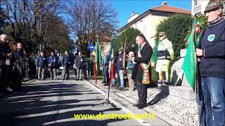 Cernusco Messa e corteo al monumento per il 4 novembre  DampF [upl. by Etirugram]