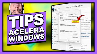 TIPS PARA ACELERAR WINDOWS 10 Y 11 SIN PROGRAMAS [upl. by Amada]