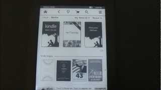 Tech Tip 22 Kindle  Kindle Paperwhite Wifi Setup [upl. by Emmuela]