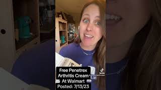 Free Penetrex Arthritis Cream at Walmart While the rebates last couponing ibotta [upl. by Ydna850]