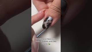 CND PLEXIGEL™ Color Builder Tutorial Tortoise Shell Nail Art [upl. by Anneh917]