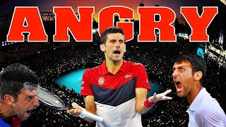 Novak Djokovic 🥵 Angry Moments [upl. by Elrod155]