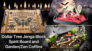 Dollar Tree 🌳 Ouiji Board Garden Coffin and Zen Coffin [upl. by Colier365]