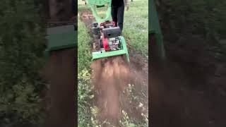 Rotary tiller Weeder Micro tillage machine I want to be populargrasscuttingmachineviralvideo [upl. by Laband]