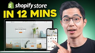 The ONLY Shopify Tutorial You Need 2024  How to Build an Online Store in 12 Minutes [upl. by Pietje]