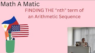 Tagalog Finding the nth term of an Arithmetic Sequence [upl. by Cerf]