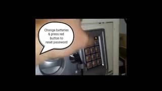 How to reset safe lock or password [upl. by Llecrep]