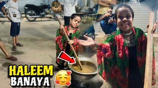 Dawat E Haleem School Friends Ne Di  Bachpan Kay Doston Kay Sath Haleem Banaya Sanober Choti Vlog [upl. by Eladnyl454]