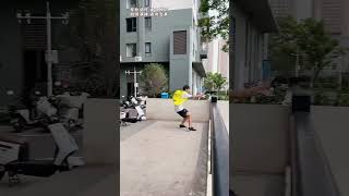 Is This Delivery Man Bruce Lees Apprentice  Parkour Is Really Fun parkour extreme [upl. by Iemaj721]