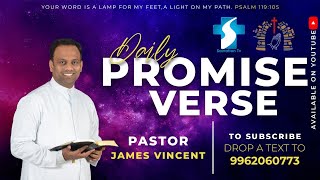 NOVEMBER  16TH  DAILY PROMISE VERSE  PASTOR D JAMES VINCENT  ESTHER PRAYER HOUSE [upl. by Emiatej]