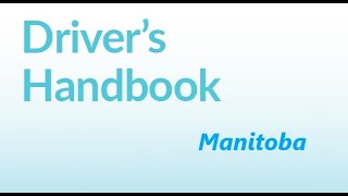 Drivers Handbook Manitoba Audio Video Book Bookmarked Sections [upl. by Trubow]