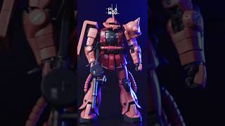 Bandai RG Model Kit Speed Built MS06S ZAKU II gundam bandai realgrade gunpla ザクⅱ [upl. by Votaw]